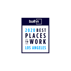 Built In LA 2020 Best Places to Work Award